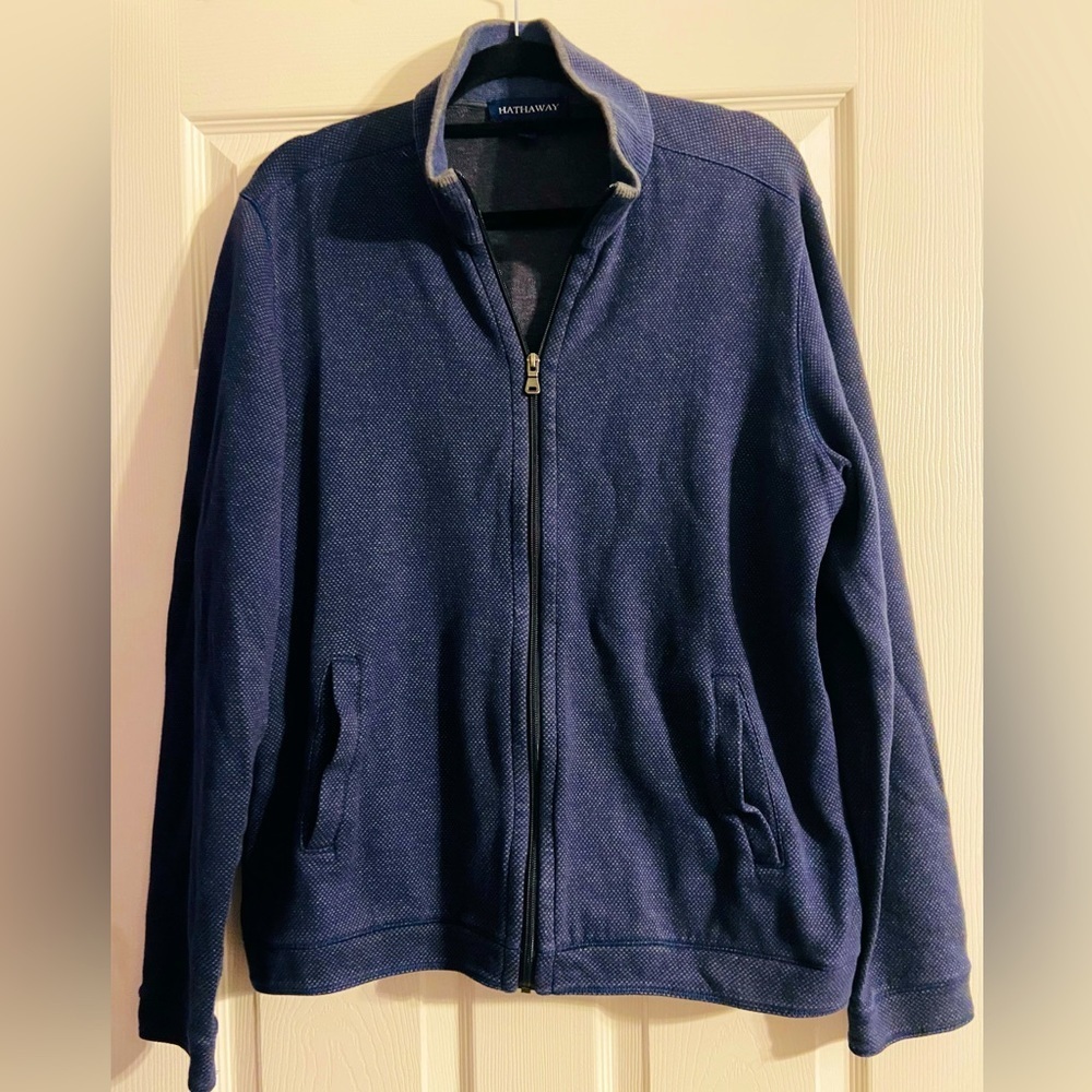 Large Mens Hathaway Full Zip sweatshirt